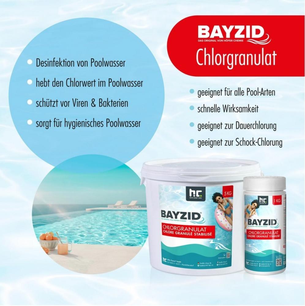 5 kg BAYZID® Chlorgranulat für Pools